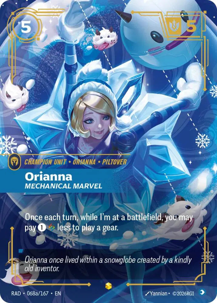 Orianna, Mechanical Marvel (Alternate Art) 068a/167 (Radiance)