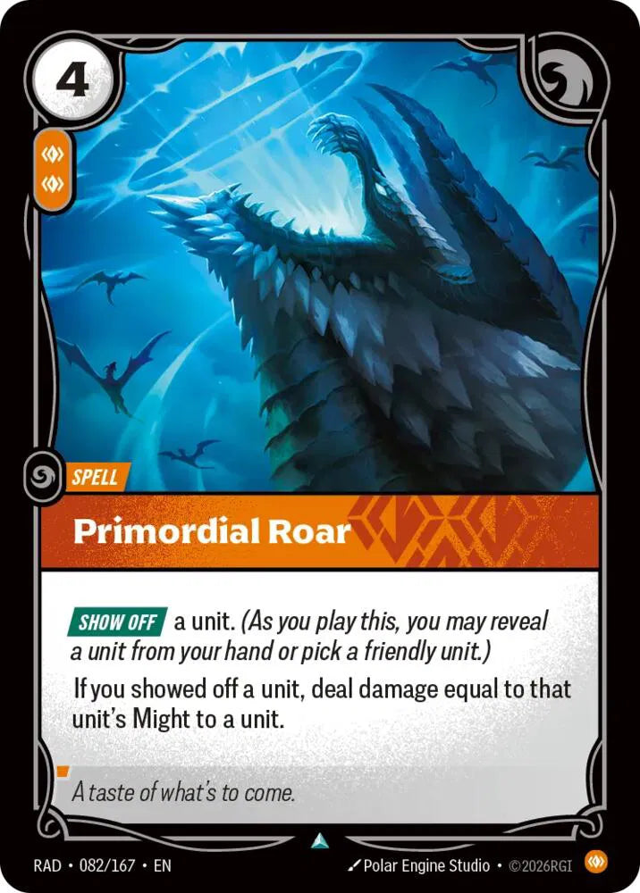 Primordial Roar 082/167 · Foil (Radiance)