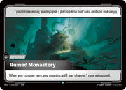 Ruined Monastery 166/167 · Foil (Radiance)