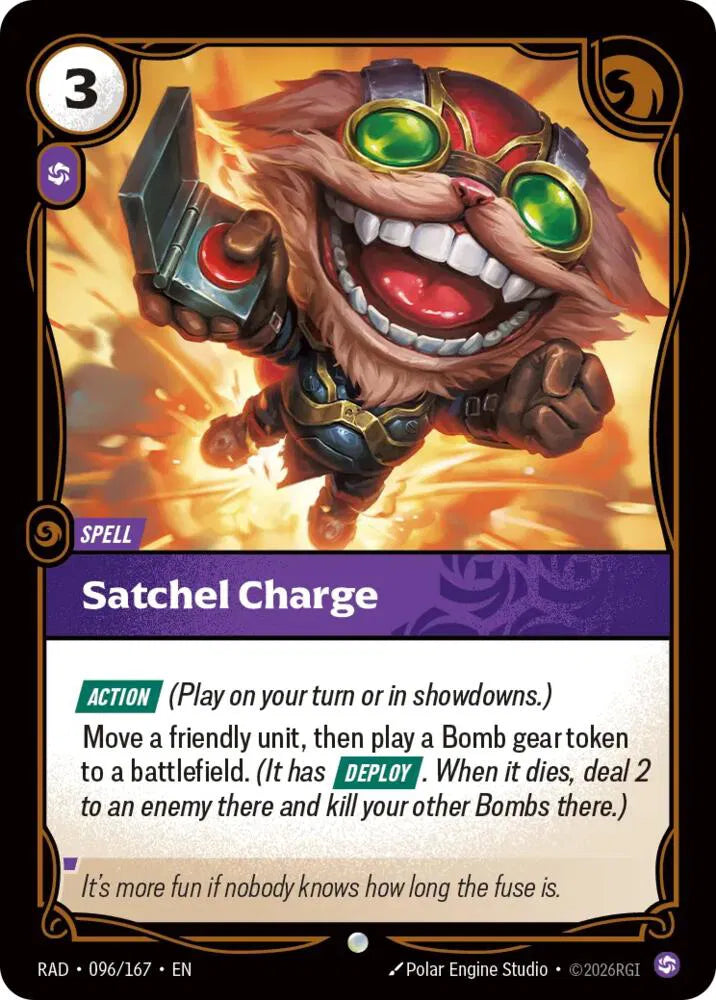 Satchel Charge 096/167 · Foil (Radiance)