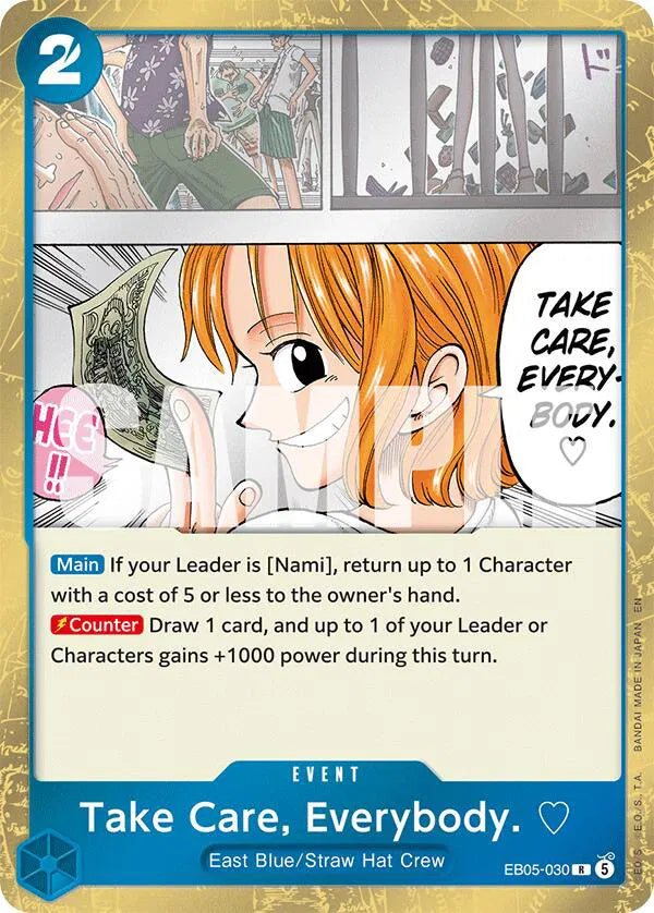 Take Care, Everybody. EB05-030 (Extra Booster: One Piece Heroine's Edition Vol. 2)