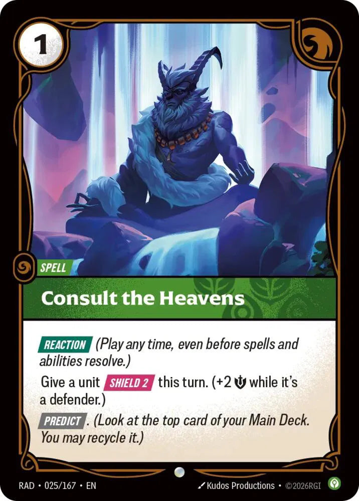 Consult the Heavens 025/167 · Foil (Radiance)
