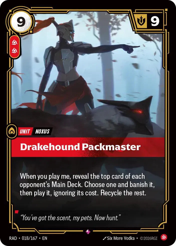 Drakehound Packmaster 018/167 (Radiance)