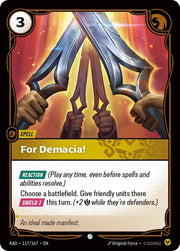 For Demacia! 117/167 · Normal (Radiance)