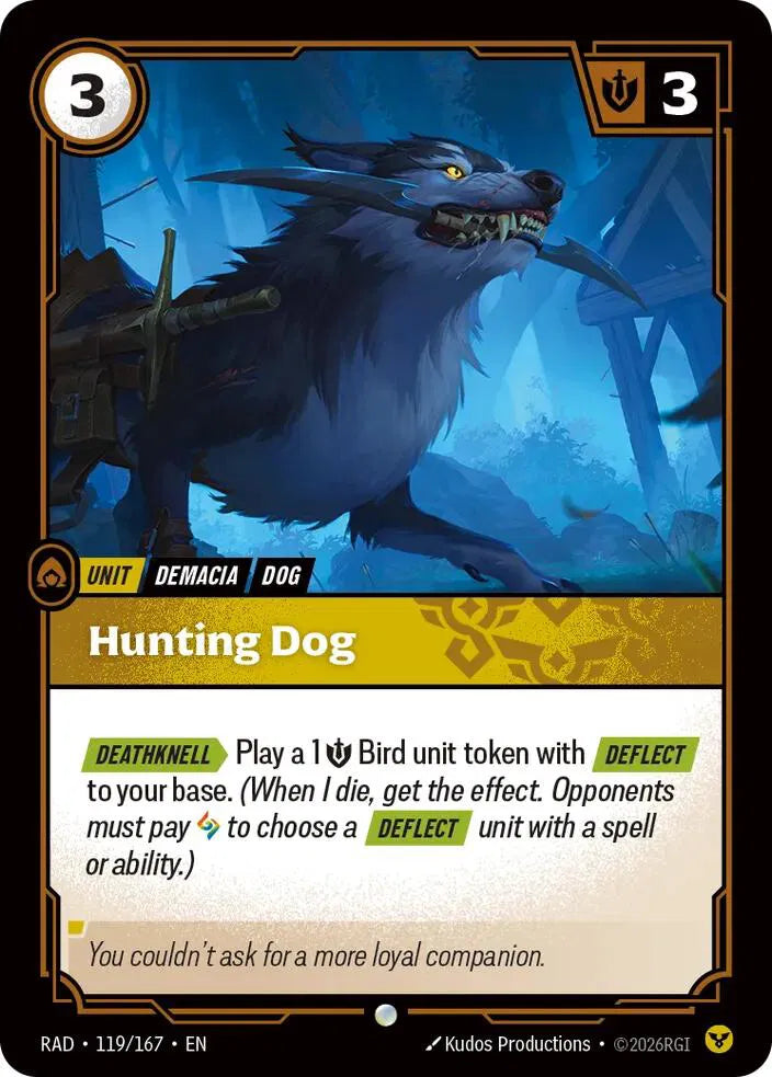 Hunting Dog 119/167 · Foil (Radiance)