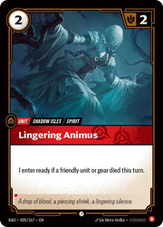 Lingering Animus 005/167 · Normal (Radiance)