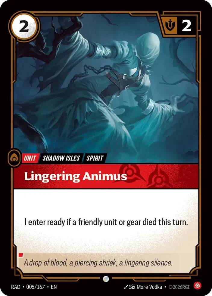 Lingering Animus 005/167 · Foil (Radiance)