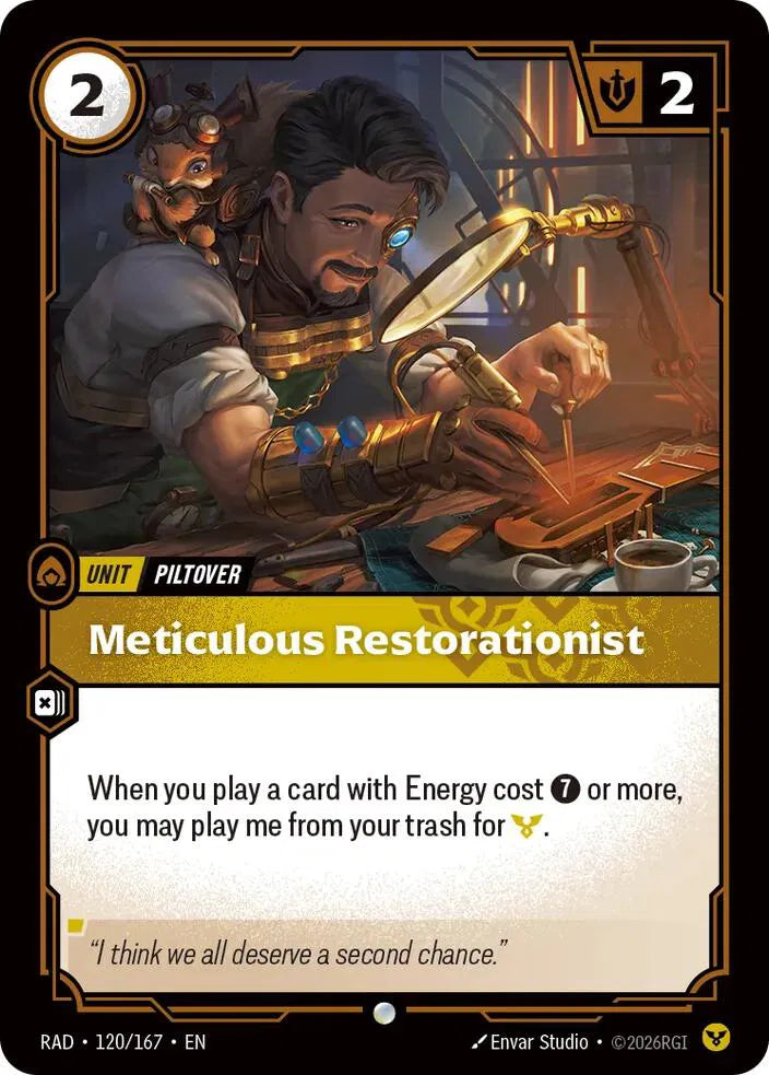 Meticulous Restorationist 120/167 · Normal (Radiance)