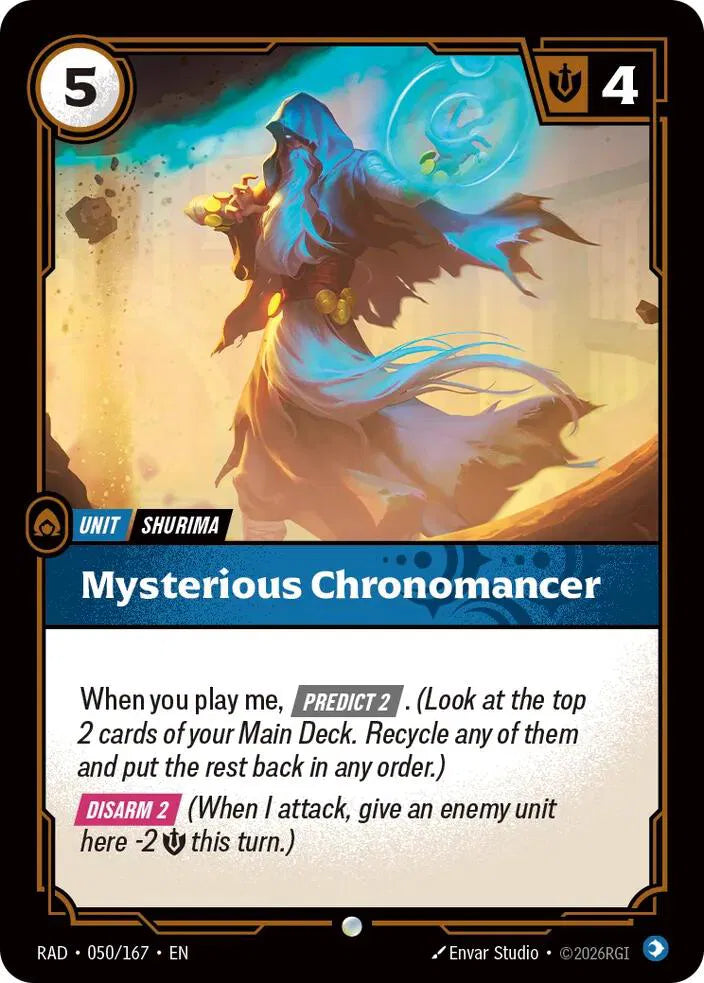 Mysterious Chronomancer 050/167 · Normal (Radiance)