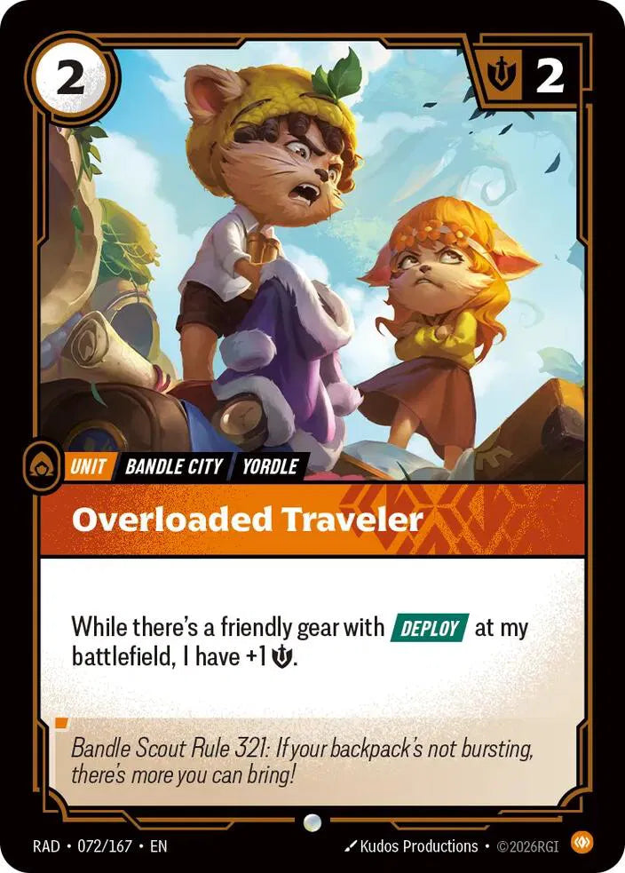 Overloaded Traveler 072/167 · Foil (Radiance)
