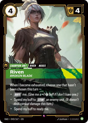 Riven, Broken Blade 043/167 (Radiance)