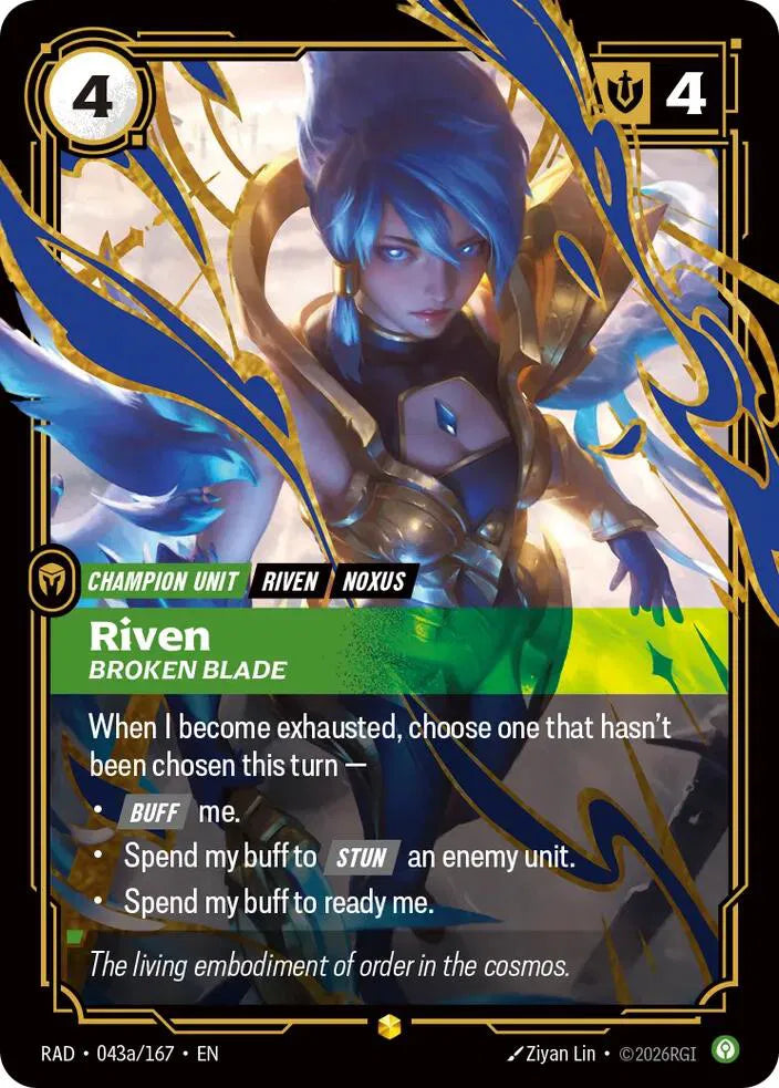 Riven, Broken Blade (Alternate Art) 043a/167 (Radiance)