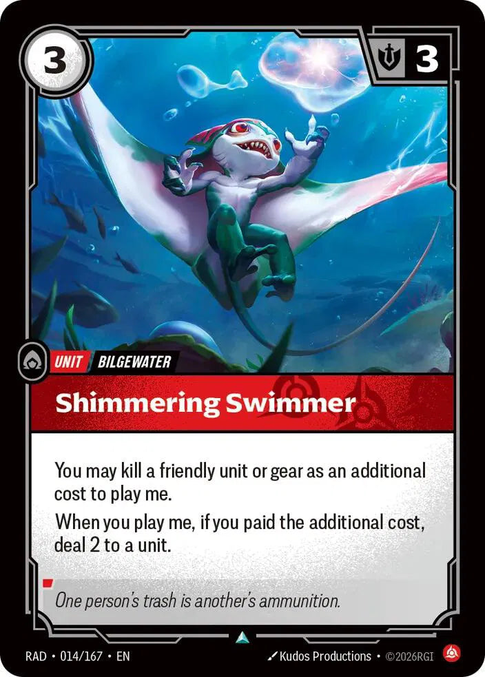 Shimmering Swimmer 014/167 · Normal (Radiance)