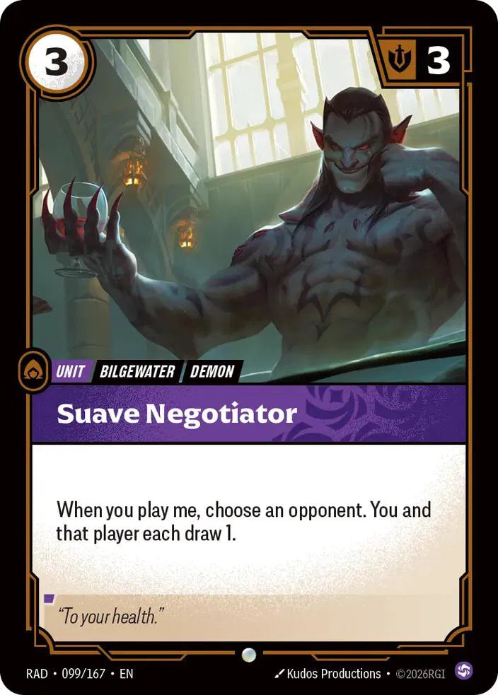 Suave Negotiator 099/167 · Foil (Radiance)