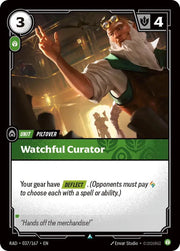 Watchful Curator 037/167 · Foil (Radiance)