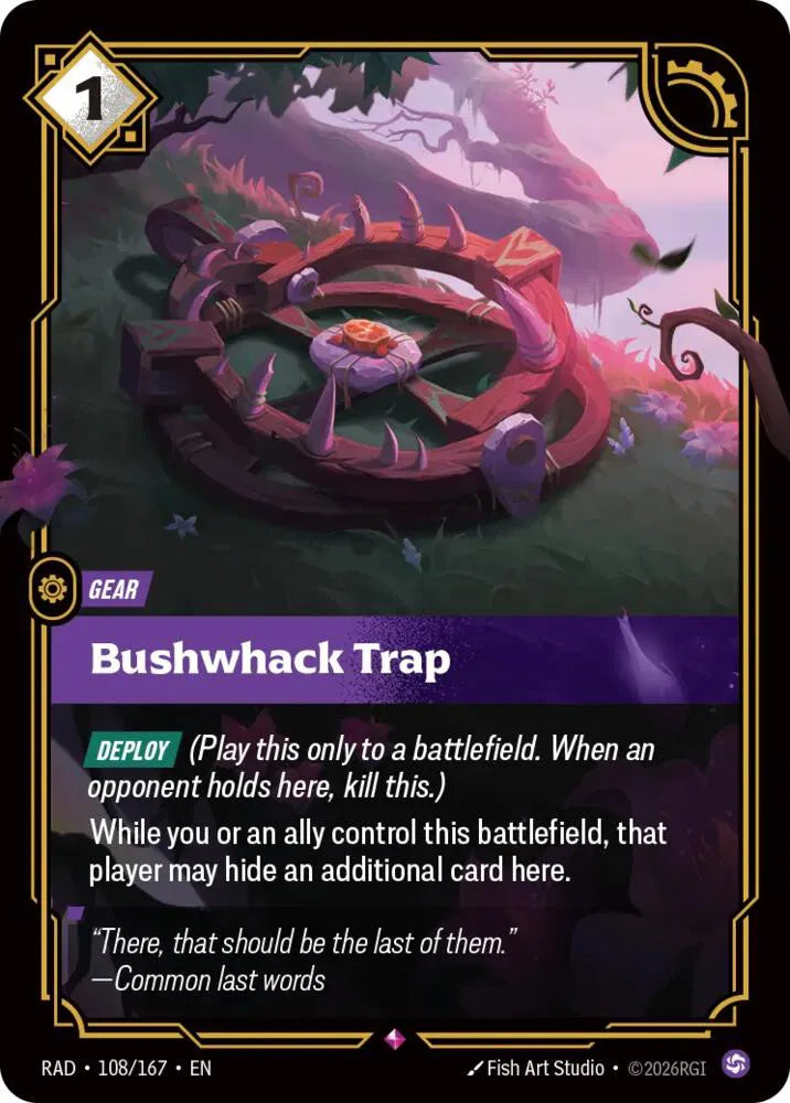 Bushwhack Trap 108/167 (Radiance)