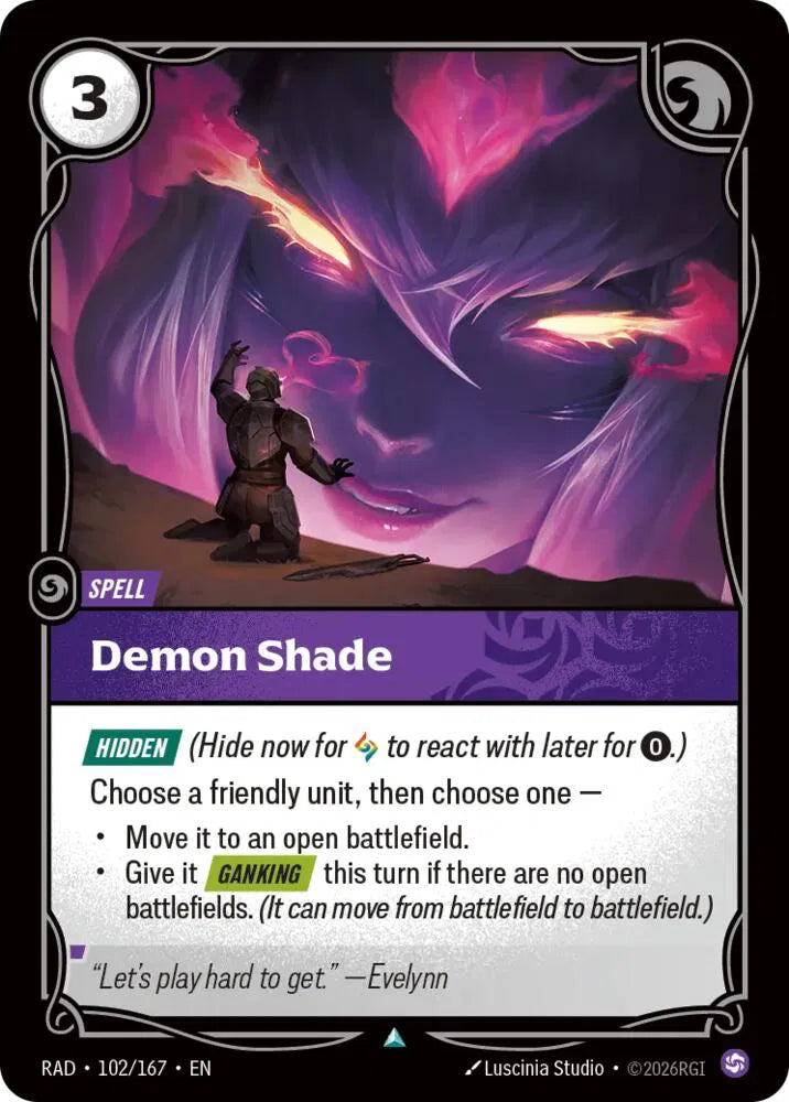 Demon Shade 102/167 · Normal (Radiance)