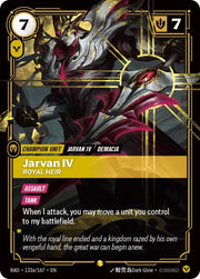 Jarvan IV, Royal Heir (Alternate Art) 133a/167 (Radiance)