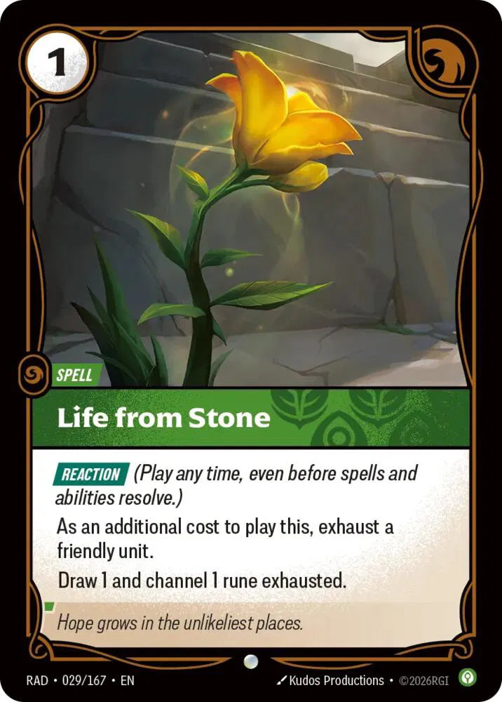 Life from Stone 029/167 · Normal (Radiance)