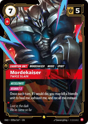 Mordekaiser, Twice Slain (Alternate Art) 020a/167 (Radiance)