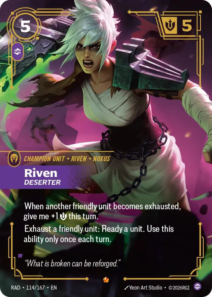 Riven, Deserter 114/167 (Radiance)