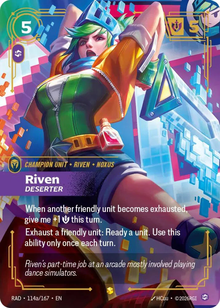 Riven, Deserter (Alternate Art) 114a/167 (Radiance)