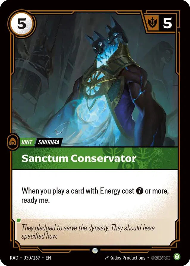 Sanctum Conservator 030/167 · Foil (Radiance)