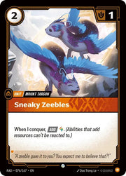 Sneaky Zeebles 076/167 · Normal (Radiance)