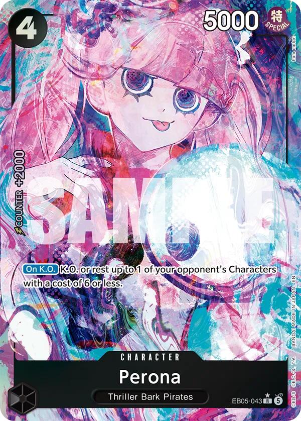 Perona (Alternate Art) EB05-043 (Extra Booster: One Piece Heroine's Edition Vol. 2)