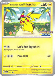 Pokemon Run Pikachu - 131 (Southeast Asia Exclusives)