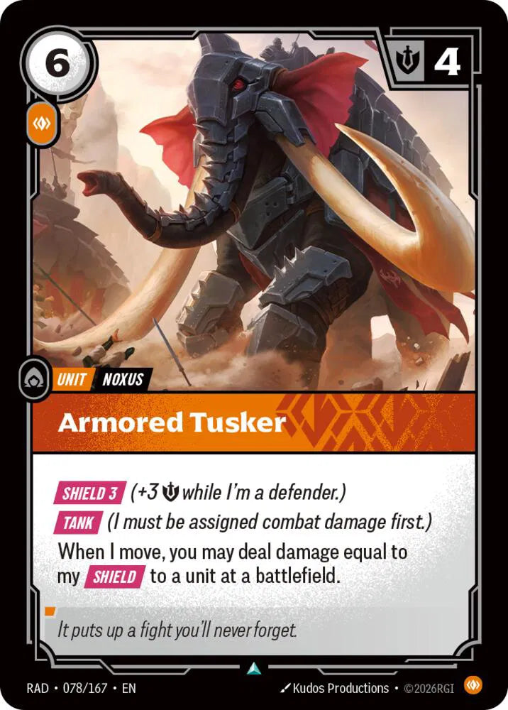 Armored Tusker 078/167 · Normal (Radiance)