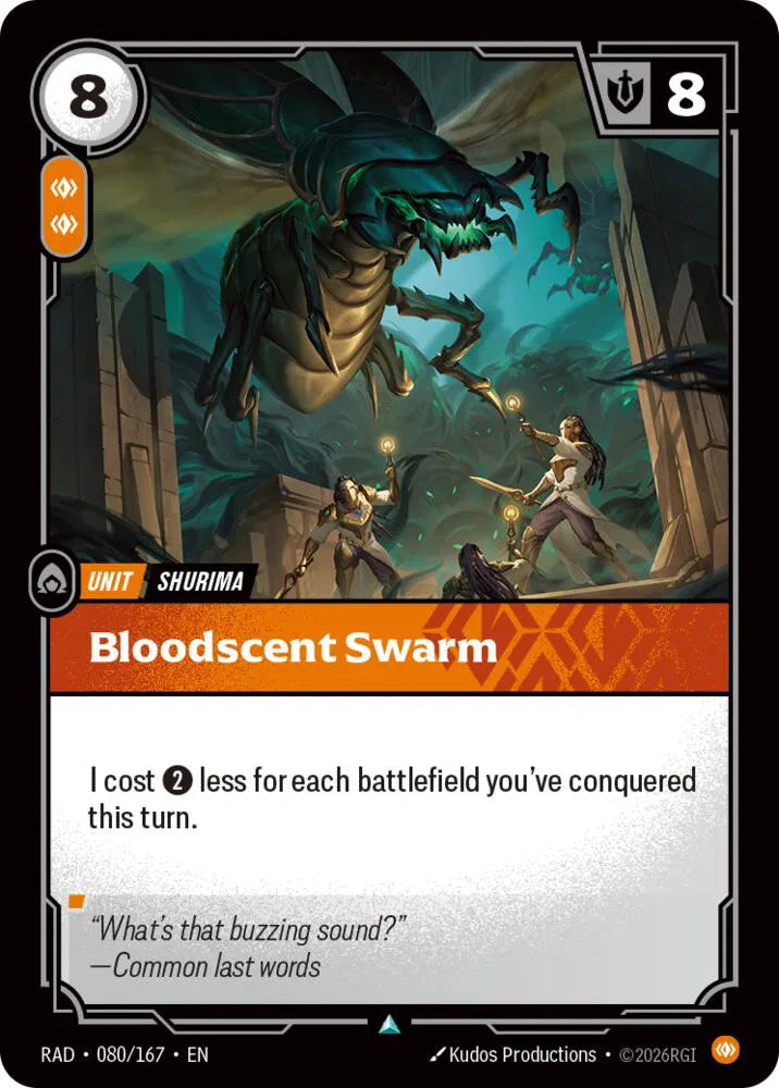 Bloodscent Swarm 080/167 · Normal (Radiance)