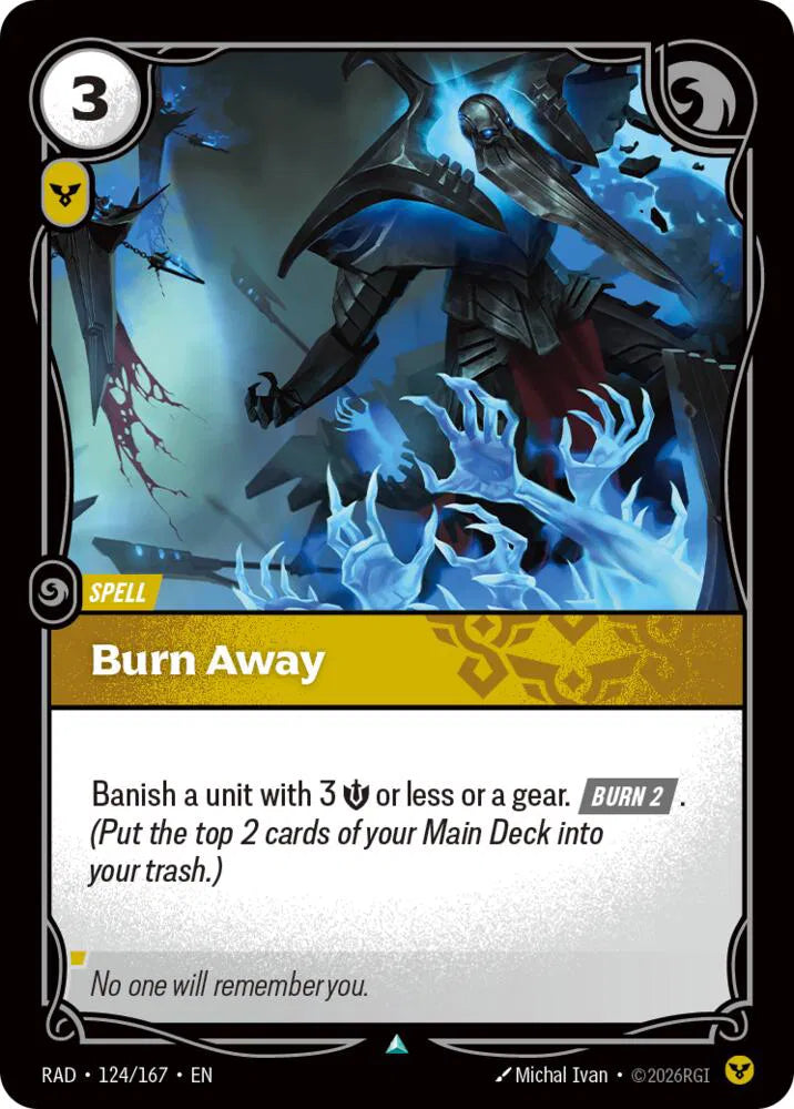 Burn Away 124/167 · Normal (Radiance)