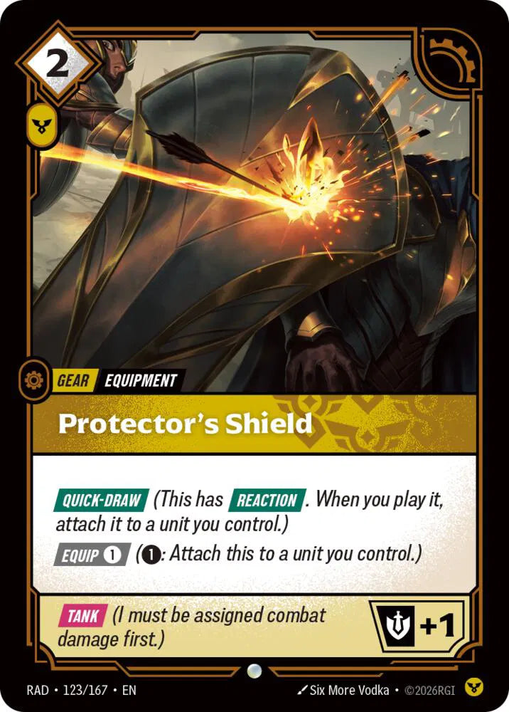 Protector's Shield 123/167 · Foil (Radiance)