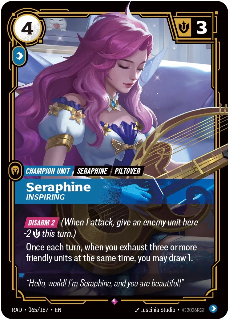 Seraphine, Inspiring 065/167 (Radiance)