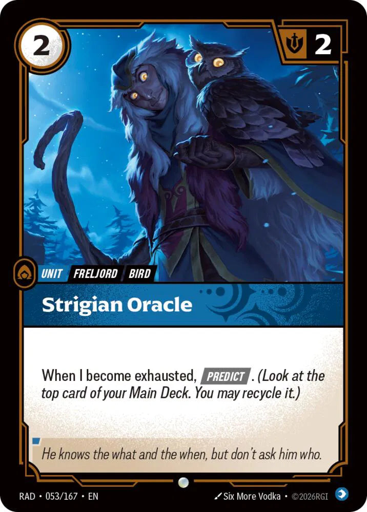 Strigian Oracle 053/167 · Normal (Radiance)