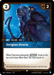Strigian Oracle 053/167 · Foil (Radiance)