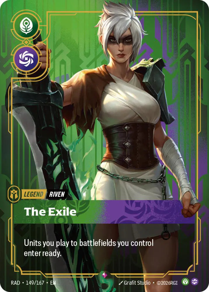 Riven, The Exile 149/167 (Radiance)