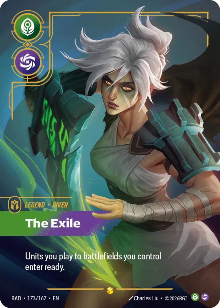 Riven, The Exile (Overnumbered) 173/167 (Radiance)
