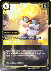 Heimerdinger, Academy Instructor 132/167 (Riftbound Promotional Cards)