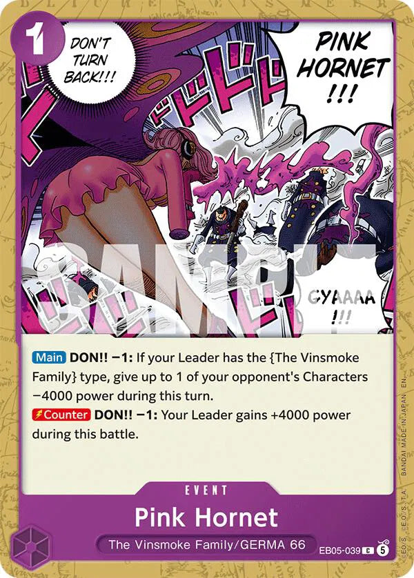 Pink Hornet EB05-039 (Extra Booster: One Piece Heroine's Edition Vol. 2)