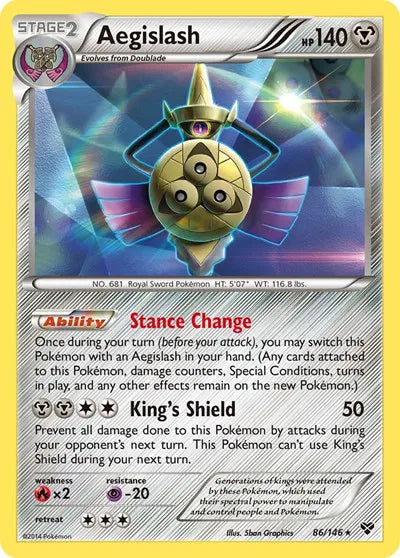 Aegislash (86) · Holofoil (XY Base Set)