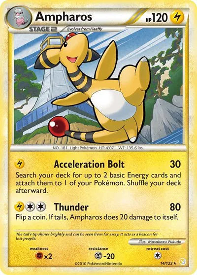 Ampharos 14 · Normal (HeartGold SoulSilver)