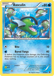 Basculin [Reverse Holo] #30 Pokemon Next Destinies