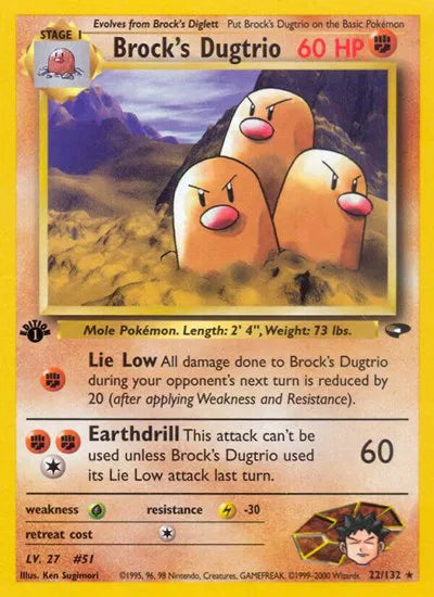 Brock's Dugtrio 22 (Gym Challenge) - Unlimited