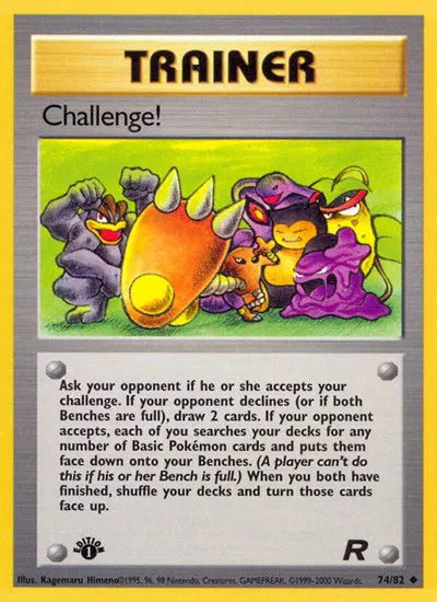 Challenge! 74 · 1st Edition (Team Rocket)