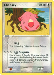 Chansey 19 · Normal (EX FireRed & LeafGreen)
