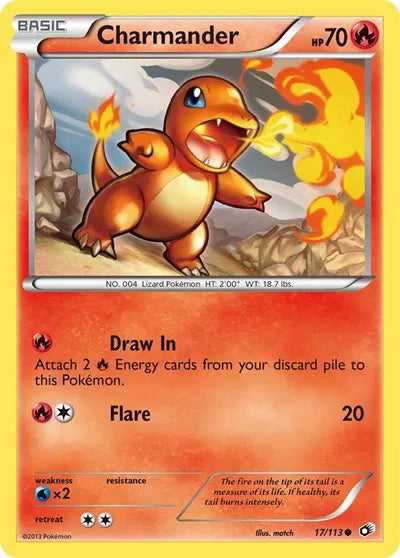 Charmander 17 · Normal (Legendary Treasures)