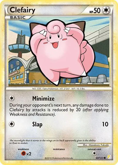 Clefairy 60 · Normal (HeartGold SoulSilver)