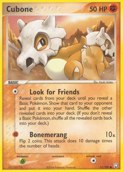 Cubone 51 · Normal (EX Team Rocket Returns)